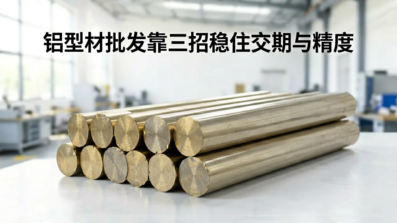 铝型材批发靠三招稳住交期与精度